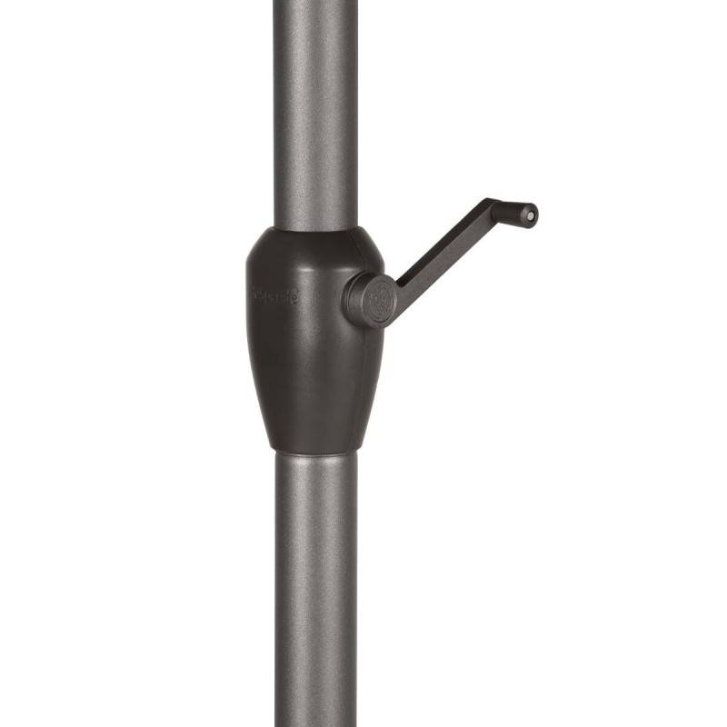 Hesperide - Parasol droit rond "Loompa" jaune moutarde 3m en aluminium Hespéride - Image 7