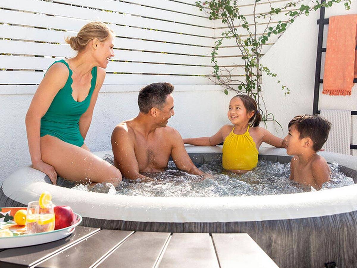 Spa gonflable PureSpa Baltik rond Bulles 4 places - Intex - Image 10