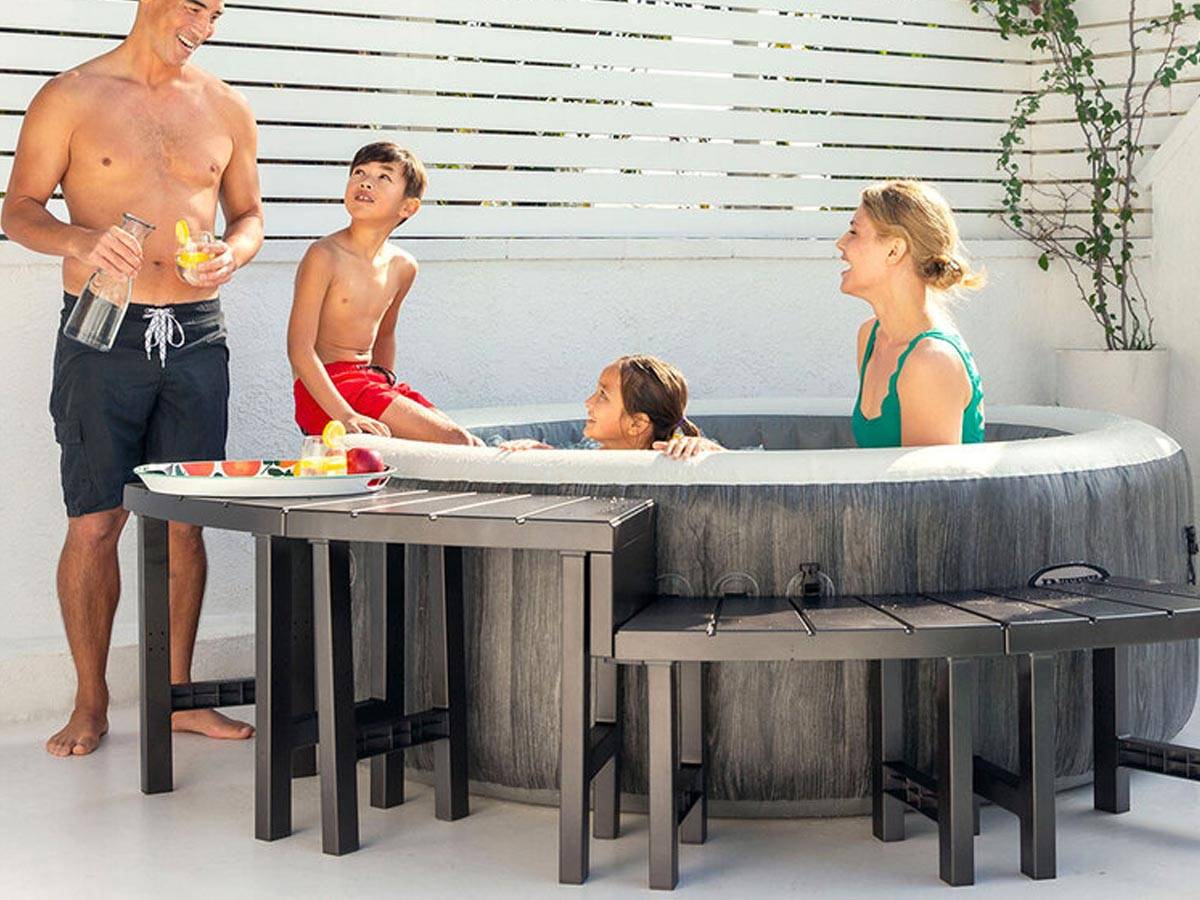 Spa gonflable PureSpa Baltik rond Bulles 4 places - Intex - Image 9