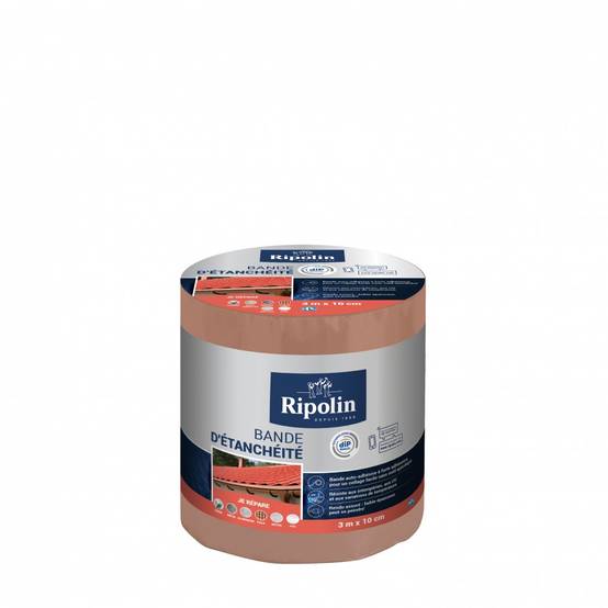 Ripolin - Bande d'étanchéité Adhésive ripolin, 3 m x 10 cm, terre cuite - Image 4