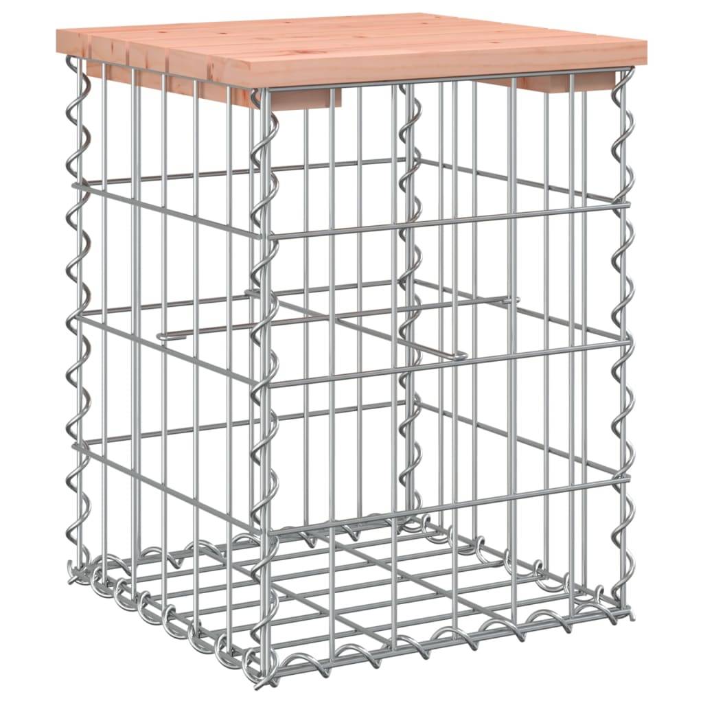 Maison Chic - Banc de jardin - Banc d'extérieur - Banquette design gabion 33x31x42 cm bois massif de douglas - Image 1