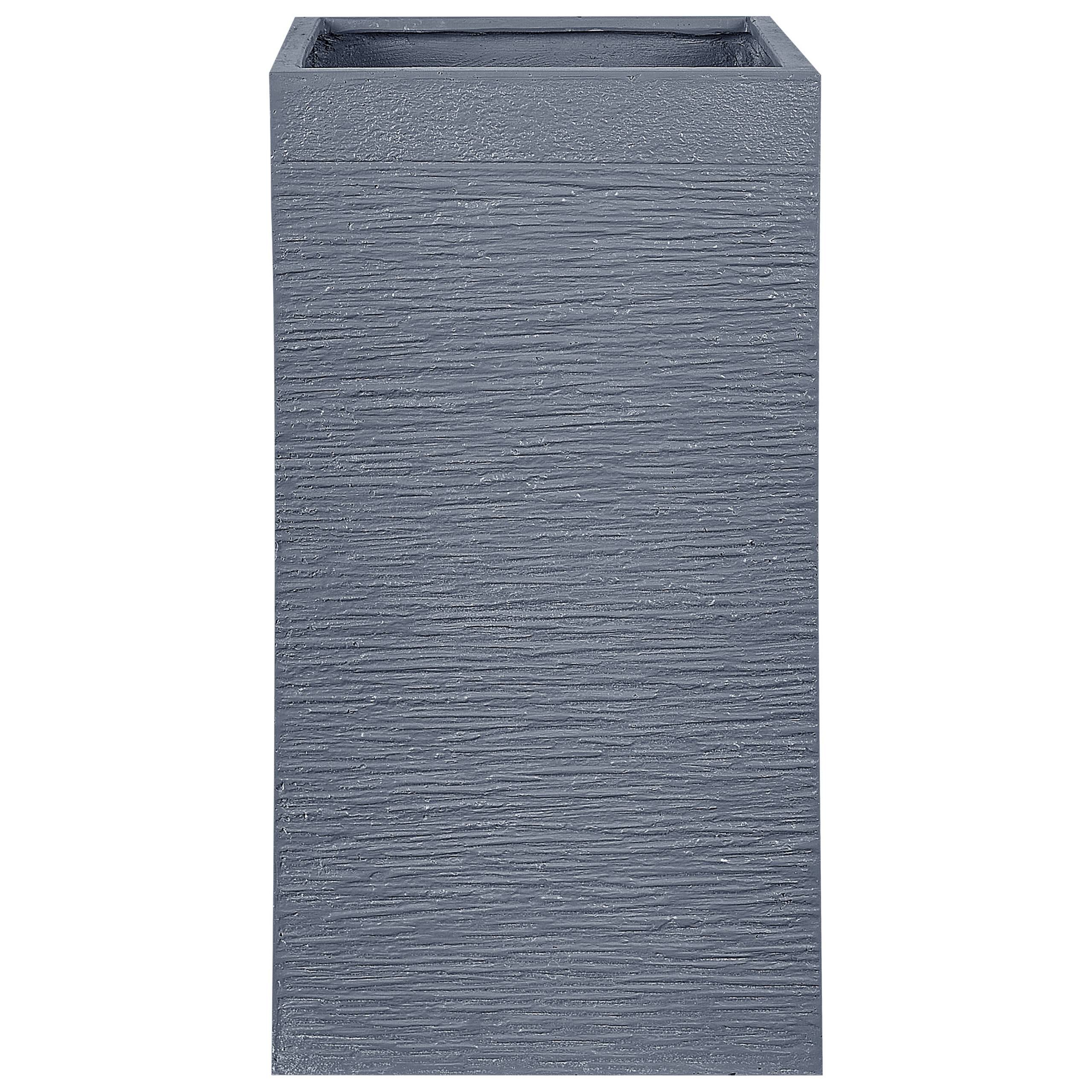 Beliani - Cache-pot d'extérieur Fibre d'argile Gris DION - 40x40x77- Beliani - Image 2