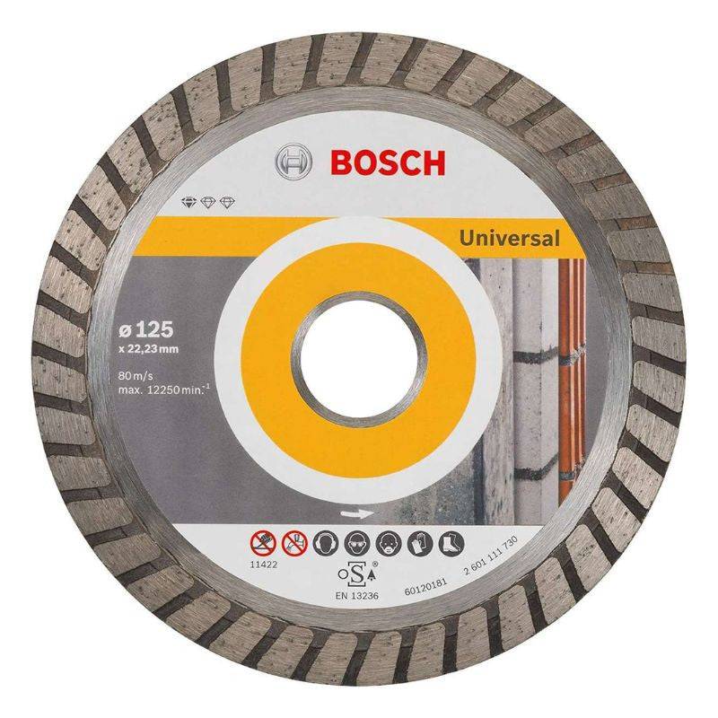 Bosch - Disque diamant Standard for Universal Turbo Ø125 BOSCH 2608602394 segment de 10mm, alésage 22,23mm Bosch