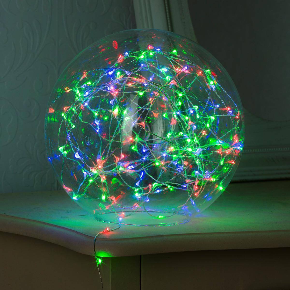 Sans Marque - Guirlande lumineuse intérieur 2m multicolore 20 LED à piles FEERIC LIGHTS & CHRISTMAS - Image 2