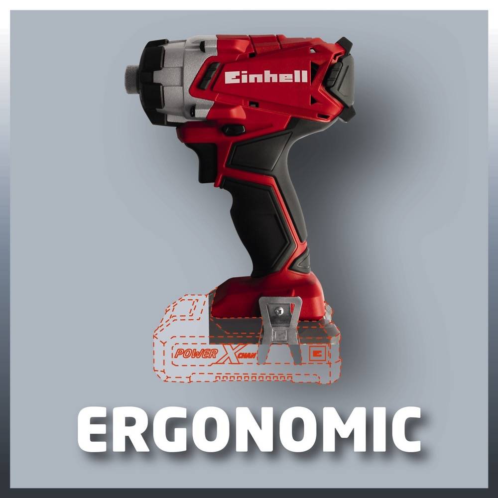 Einhell - Visseuse clé à chocs à percussion EINHELL 18V Power X-Change - Sans batterie ni chargeur - TE-CI 18/1 Li-Solo - Image 6