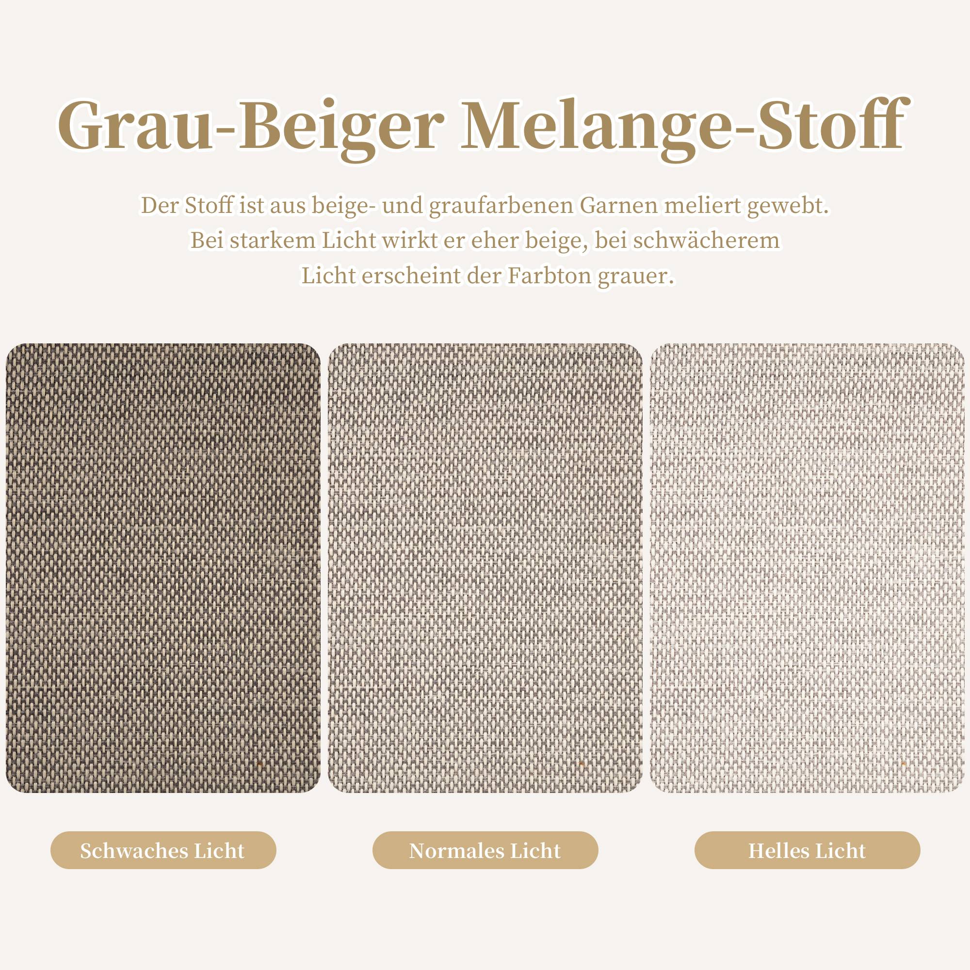 Canapé de jardin 2 places acier galvanisé accoudoirs bois-plastique gris-beige - Image 6
