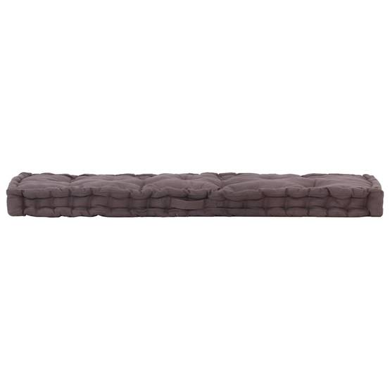 Coussin de sol pour palette Coton Décoratif pour Salon Jardin Anthracite 120x40cm – ComfortXL Outdoor Living - Image 3