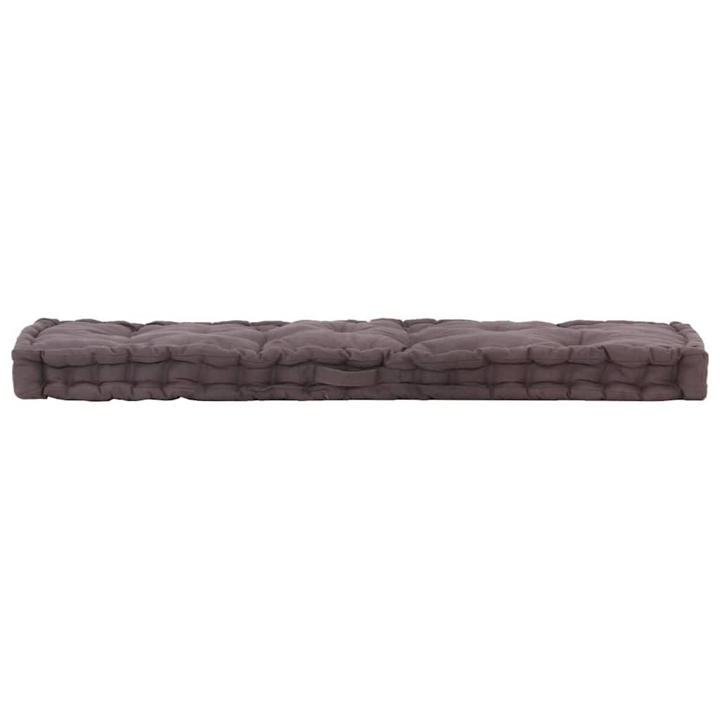 Coussin de sol pour palette Coton Décoratif pour Salon Jardin Anthracite 120x40cm – ComfortXL Outdoor Living - Image 3