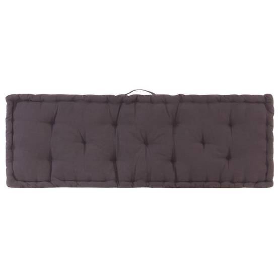Coussin de sol pour palette Coton Décoratif pour Salon Jardin Anthracite 120x40cm – ComfortXL Outdoor Living - Image 5