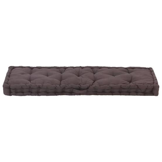 Coussin de sol pour palette Coton Décoratif pour Salon Jardin Anthracite 120x40cm – ComfortXL Outdoor Living - Image 4