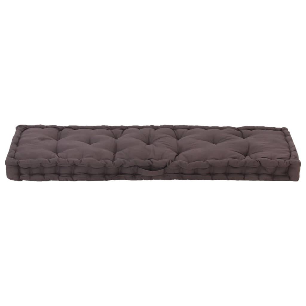Coussin de sol pour palette Coton Décoratif pour Salon Jardin Anthracite 120x40cm – ComfortXL Outdoor Living - Image 4