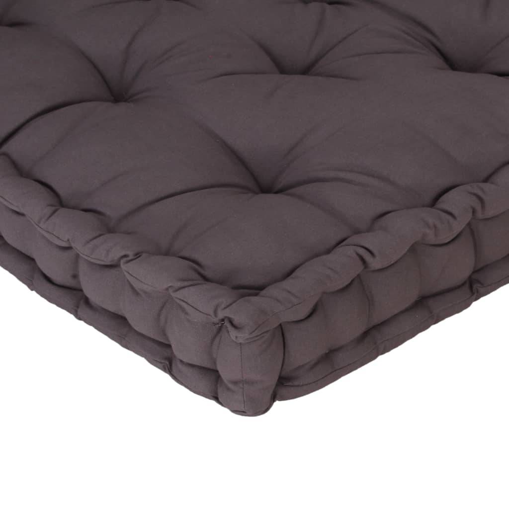 Coussin de sol pour palette Coton Décoratif pour Salon Jardin Anthracite 120x40cm – ComfortXL Outdoor Living - Image 6