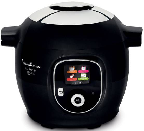 MOULINEX CE851100 Multicuiseur Intelligent Cookeo+ Avec 150 Recettes Preprogrammees 6 L 1600 W Blanc MOULINEX CE851100 Multicuiseur Intelligent Cookeo+ Avec 150 Recettes Preprogrammees 6 L 1600 W Blanc