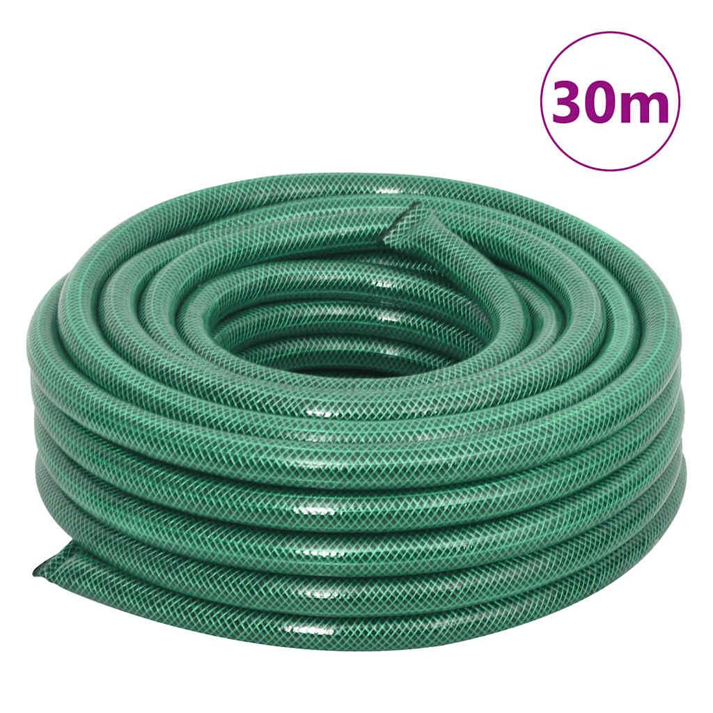 Chariot enrouleur avec tuyau acier et PVC vert 46 x 50 x 66 cm - PANGIVO - Image 10
