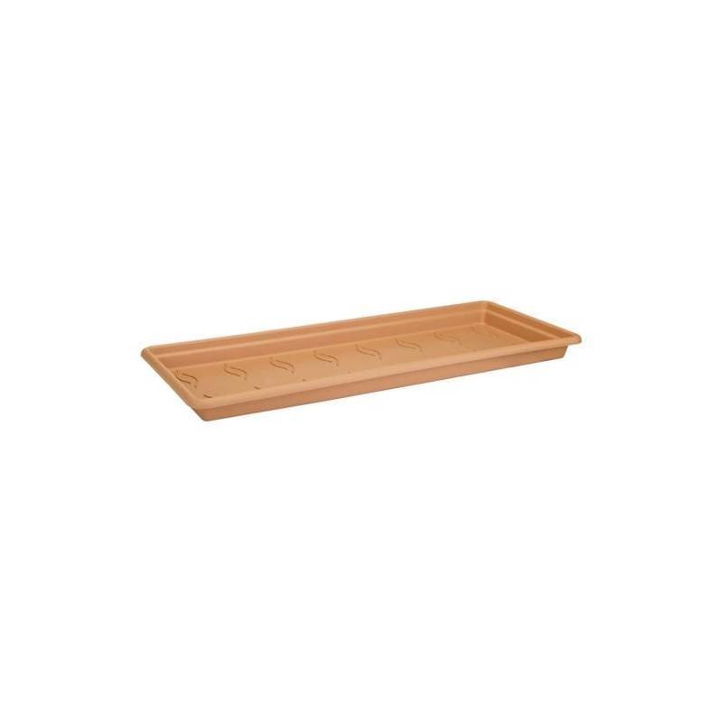 Elho - Elho Soucoupe Pour Jardiniere Green Basics 100 - Terre Cuite Doux - Xxl - Exterieur - O 89,7 X H 5,7 Cm