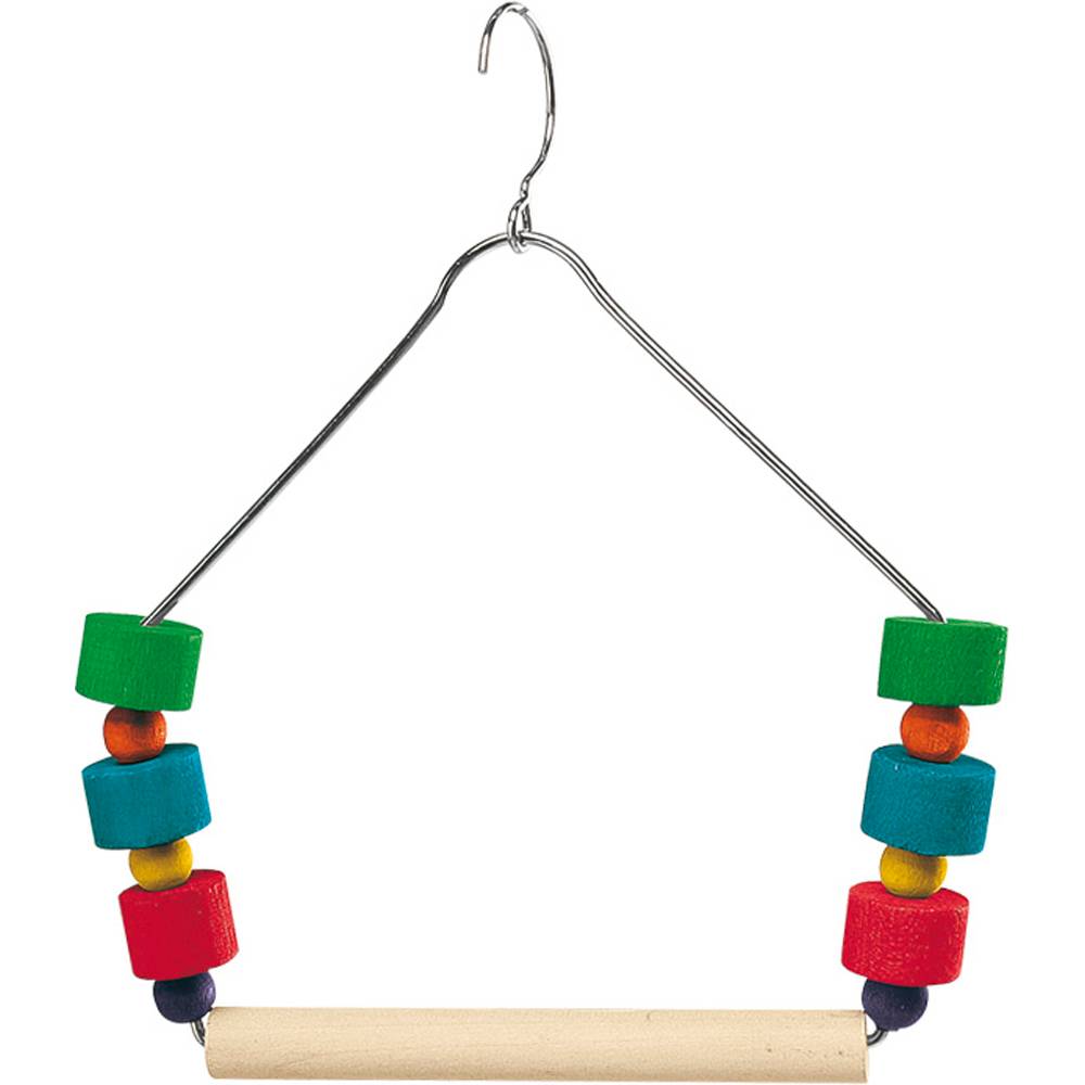 Ferplast - Accessoires pour cages à oiseaux Ferplast Balançoire FPI 4084 en bois coloré