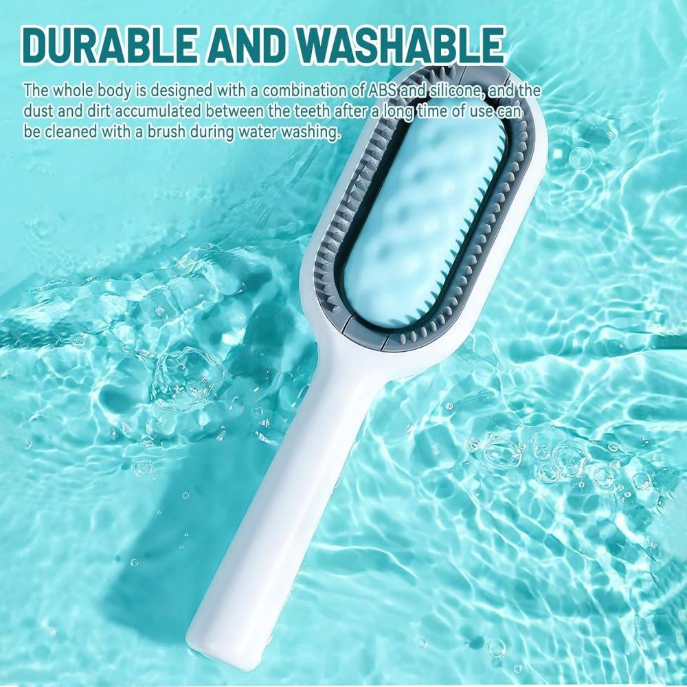 Brosse à vapeur-Brosse 4-en-1 pour chien et chat avec réservoir d'eau - Autonettoyante - Living123 - Image 8