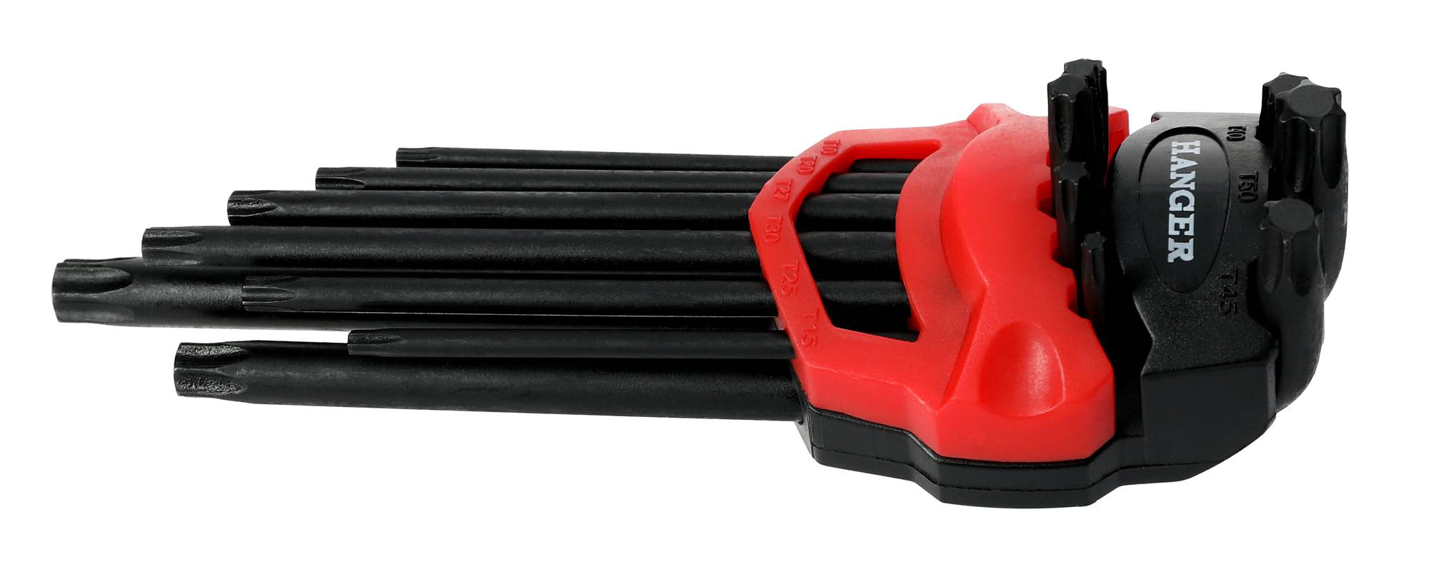 Jeu de 9 clés mâles étoiles noires - HANGER - 250118 - Image 2