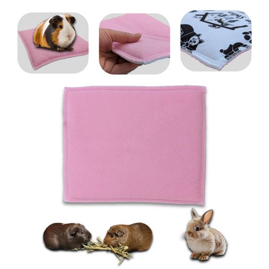 Coussin Polaire pour Cochon d'Inde et Lapin - 30 x 26 cm - Absorbant et Confortable - Neo Solvo - Image 1