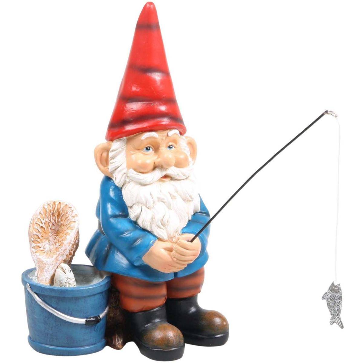 Sid - Gnome de jardin Pêche à la ligne - Image 1