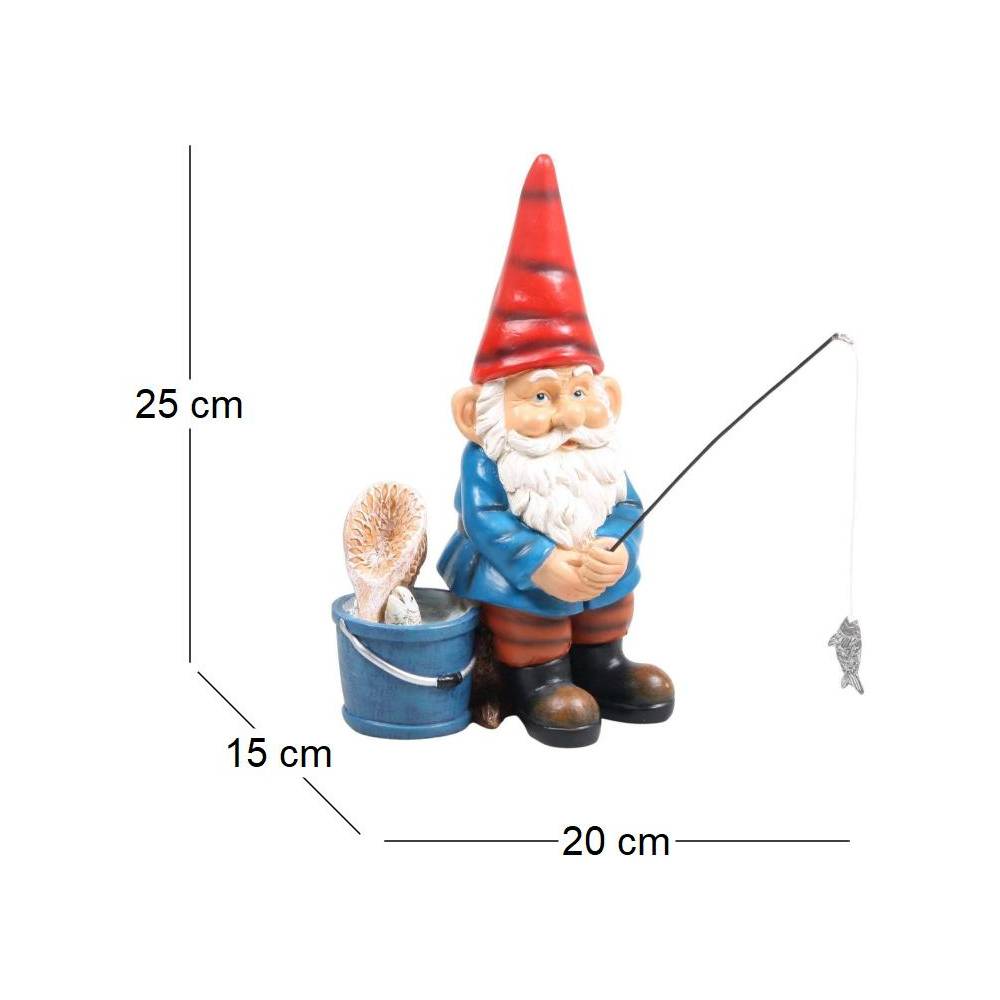 Sid - Gnome de jardin Pêche à la ligne - Image 3