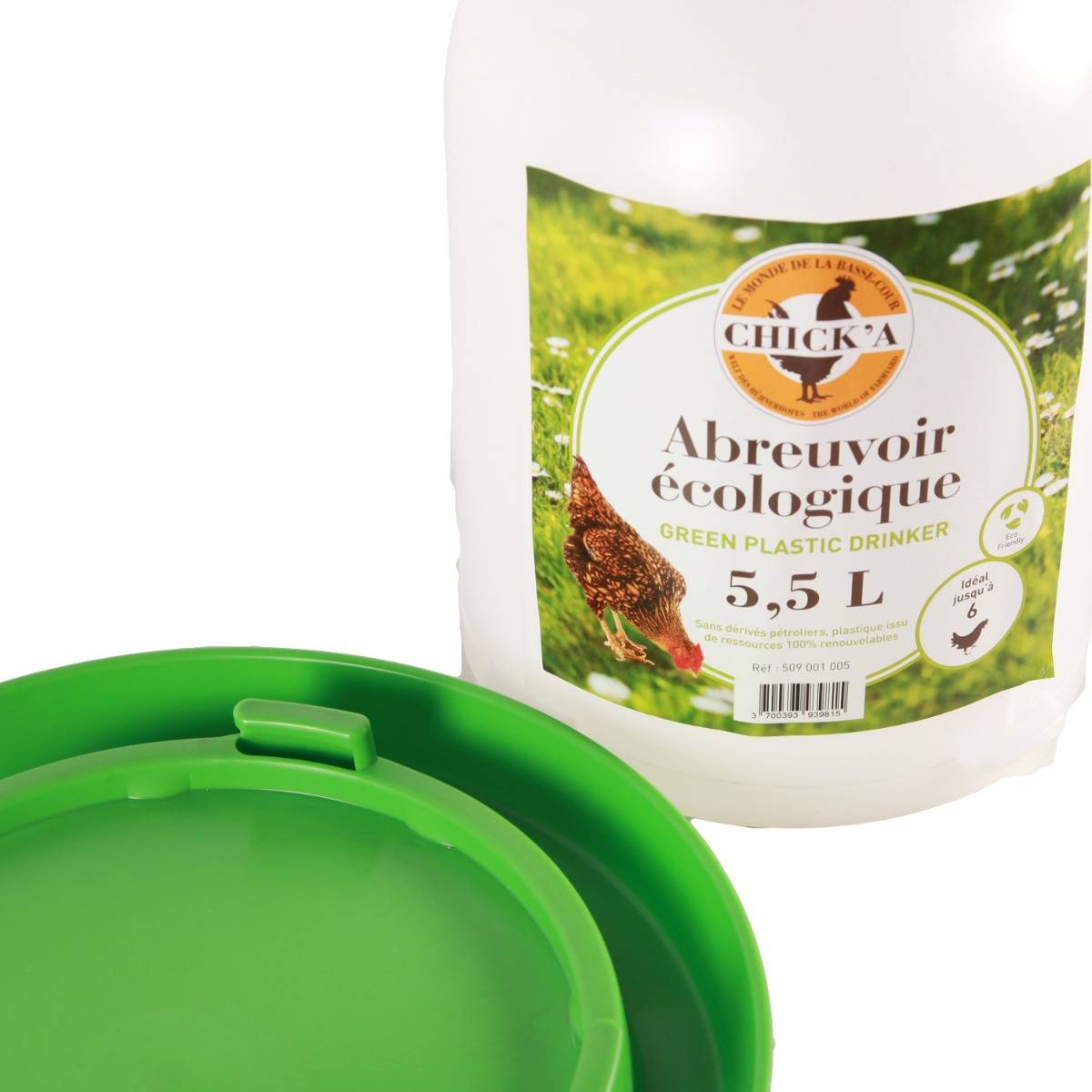 Chick'a - Abreuvoir volaille ligne verte 5.5 l - Image 2