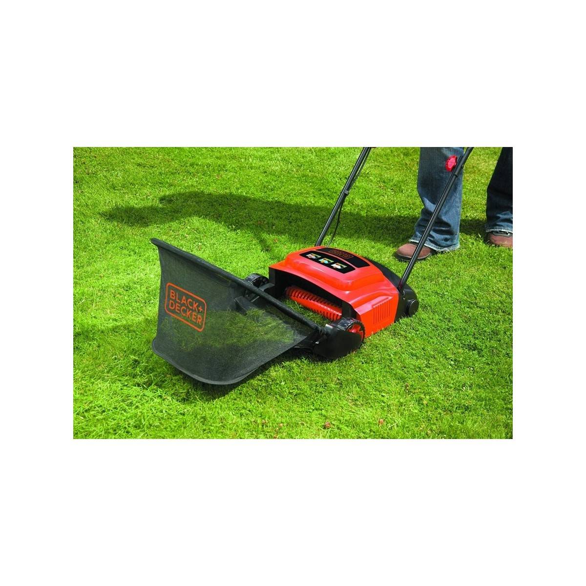 Scarificateur 600W Aerateur-Démousseur 30 Litres BLACK+DECKER GD300-QS Moteur à induction - Image 2
