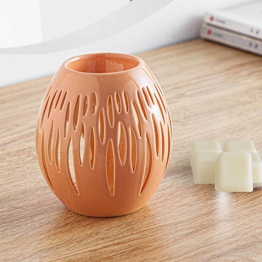 Brûle-Parfum Céramy Ovali Terracotta 45 ml - Atmosphère Parfumée - Artisanat à la Mode - Déco Cadeau Minimaliste - H 12,5 cm - Image 10