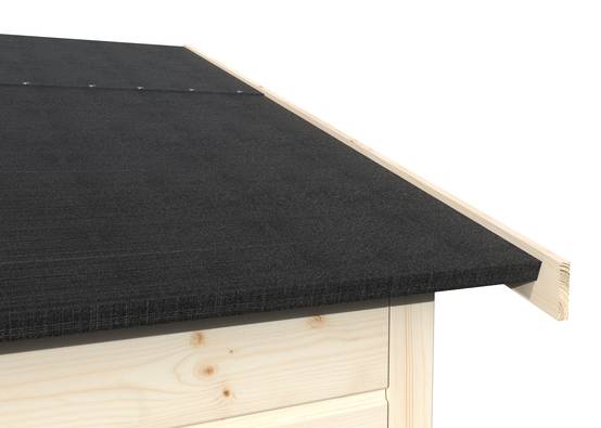 Decor et Jardin - Abri de jardin bois naturel avec plancher 4,86 m² ep. 12 mm Lopum - Décor et Jardin - Image 3