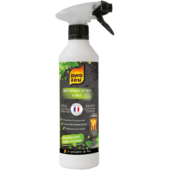 Nettoyant vitre ecocert Spray 500 ml - Pyrofeu - Gamm vert Nettoyant vitre ecocert Spray 500 ml - Pyrofeu - Gamm vert