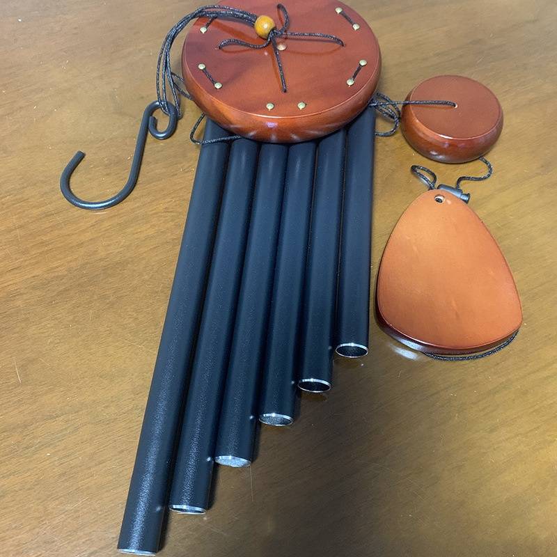 Support De Carillon Éolien En Bois - Idéal Salon De Thé & Méditation - Taille S