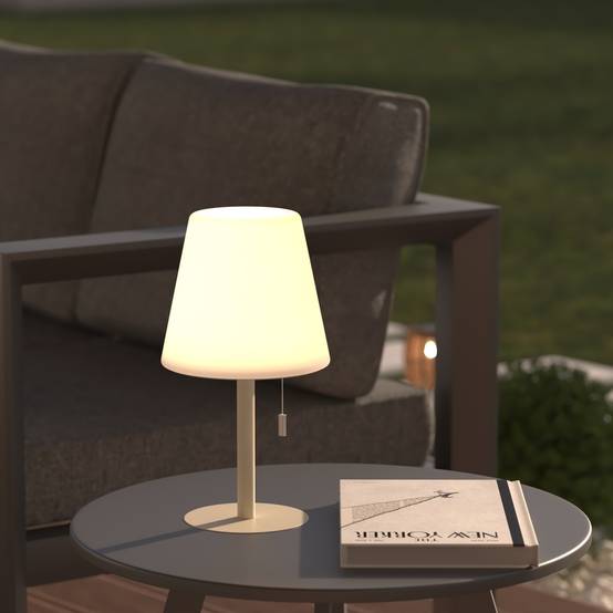 Lampe USB d'extérieur led "Zack" argile H30,5cm ATMOSPHERA CREATEUR D'INTERIEUR - Image 1