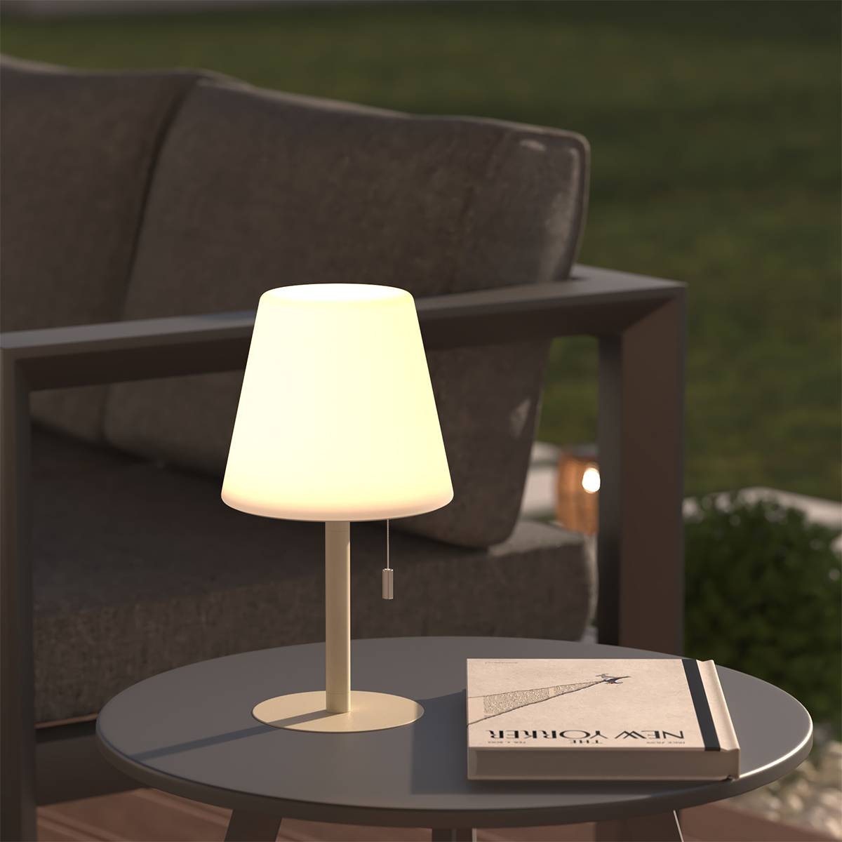 Lampe USB d'extérieur led "Zack" argile H30,5cm ATMOSPHERA CREATEUR D'INTERIEUR - Image 3