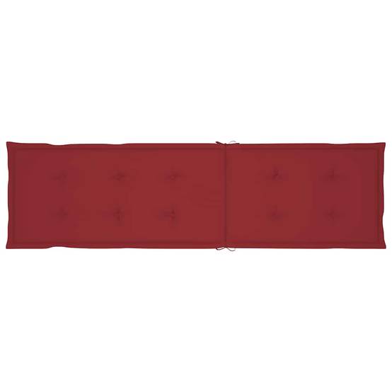 Chaise longue | Transat | Bain de soleil d'extérieur repose-pied et coussin Acacia solide - Image 8