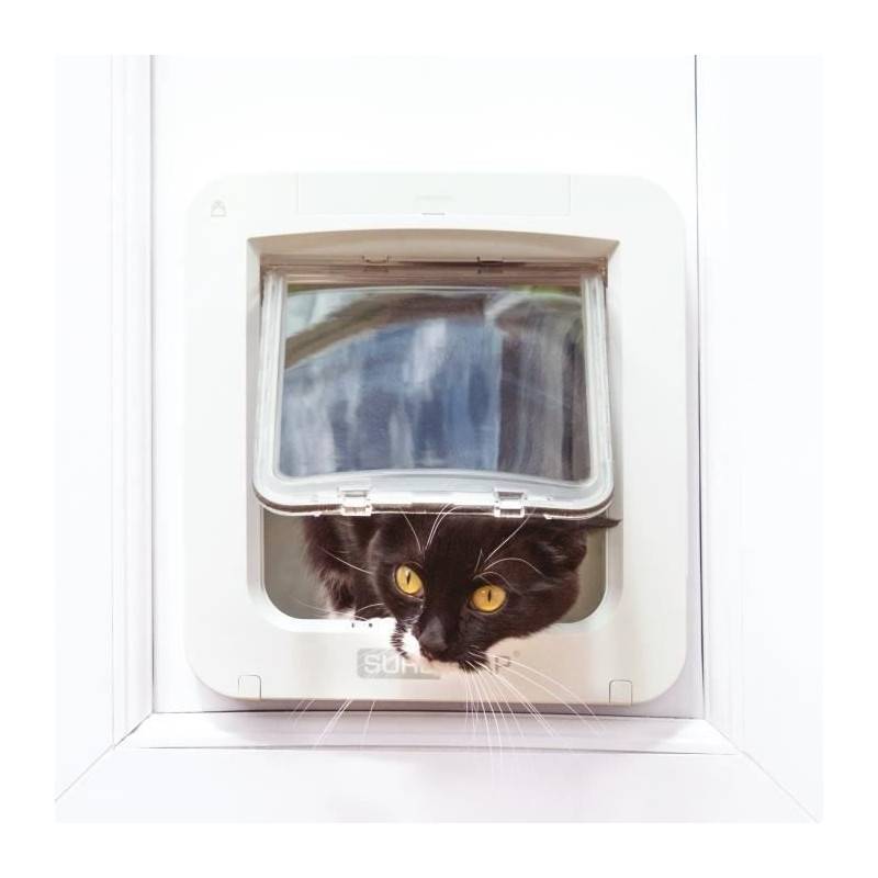SUREFLAP - Sureflap Grande Chatiere A Puce Electronique Connect - Blanc - Pour Chat Et Chien - Image 2
