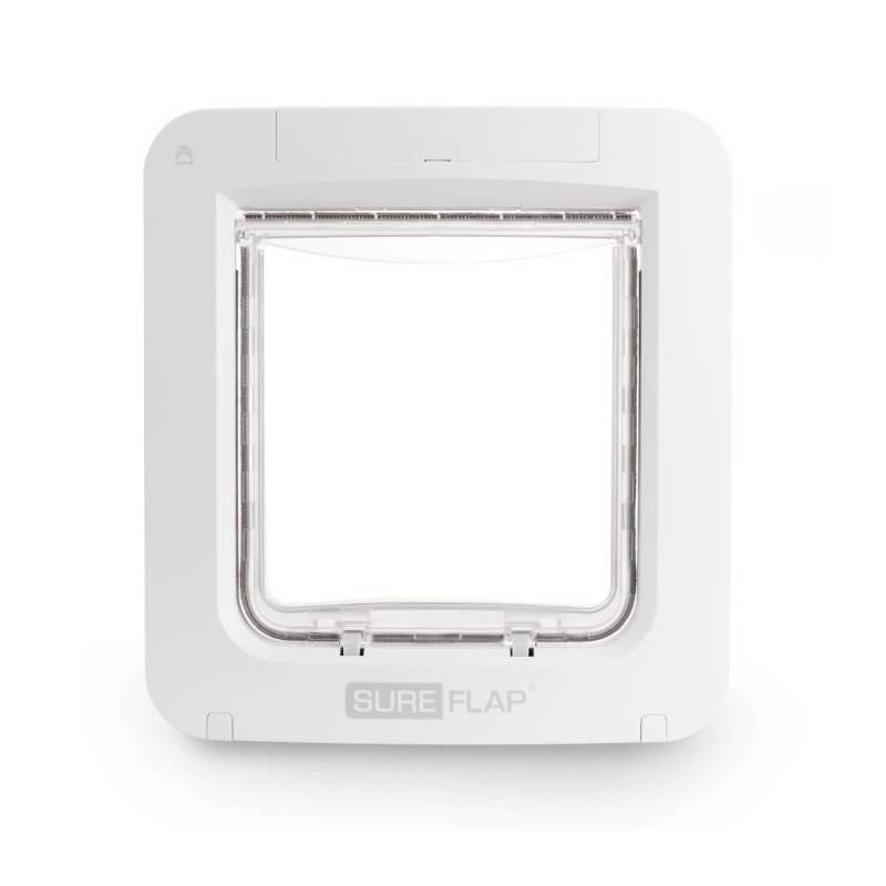 SUREFLAP - Sureflap Grande Chatiere A Puce Electronique Connect - Blanc - Pour Chat Et Chien - Image 1