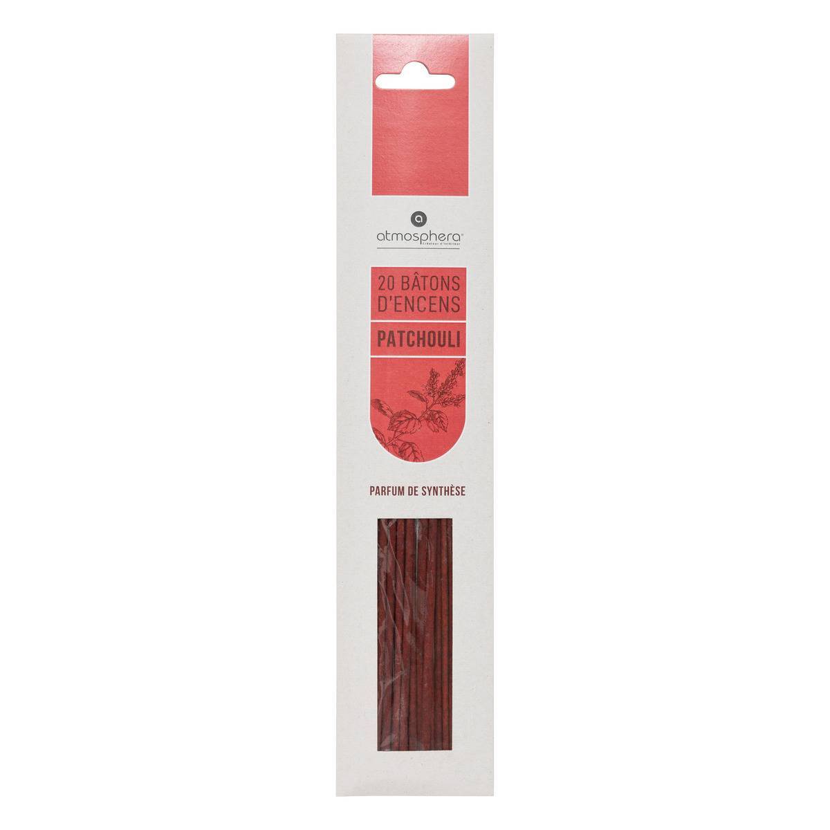 Atmosphera - Lot de 20 bâtons d'encens patchouli H25cm - Atmosphera Créateur d'intérieur - Image 2