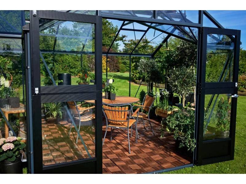 Juliana - Serre en verre trempé 15,1 m² Orangery, anthracite - Juliana - Image 3