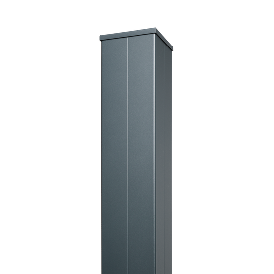 Poteau Aluminium pour portail et portillon - Hauteur 2m40 - Section poteaux 150 x 150 mm - Easy Clôture