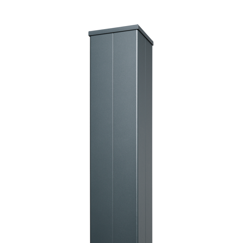 Poteau Aluminium pour portail et portillon - Hauteur 2m40 - Section poteaux 150 x 150 mm - Easy Clôture
