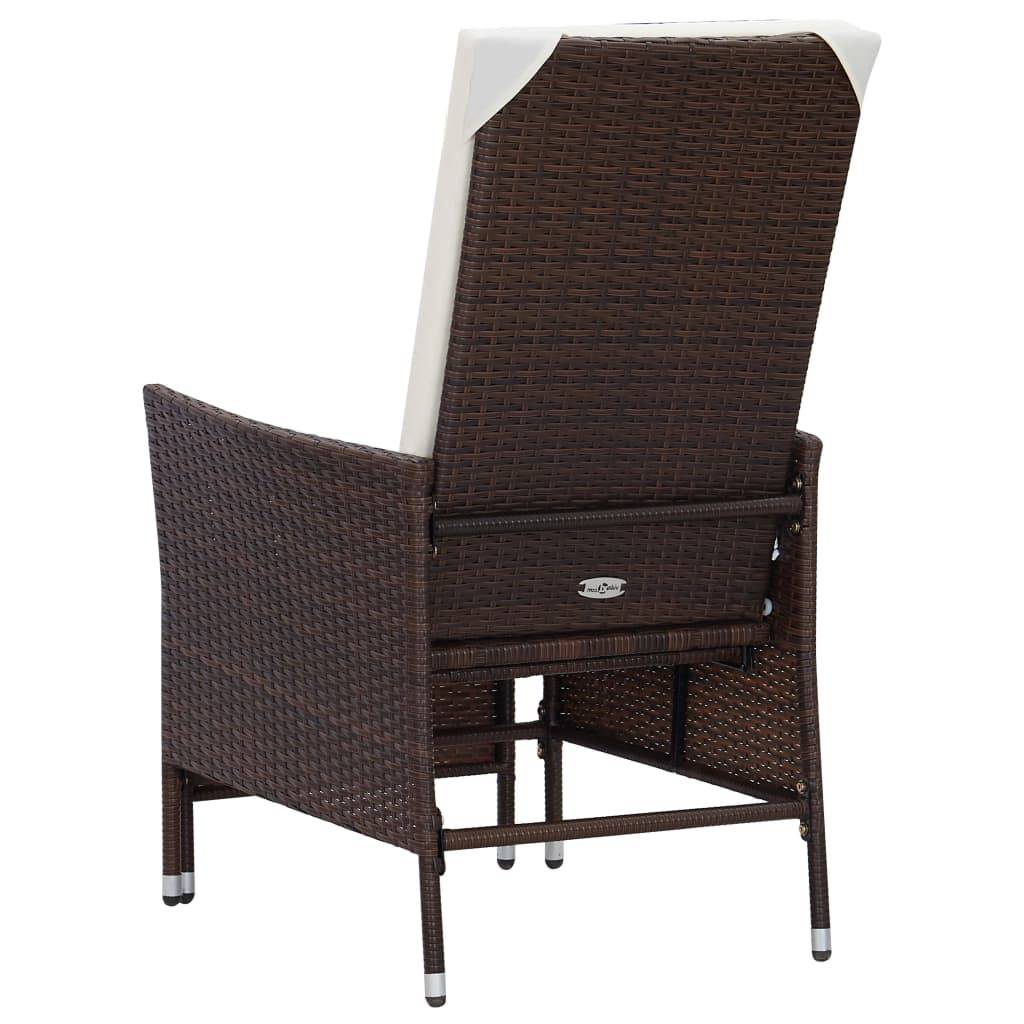 Vidaxl - Salon de jardin 2 pcs avec coussins Résine tressée Marron vidaXL 310232 - Image 8