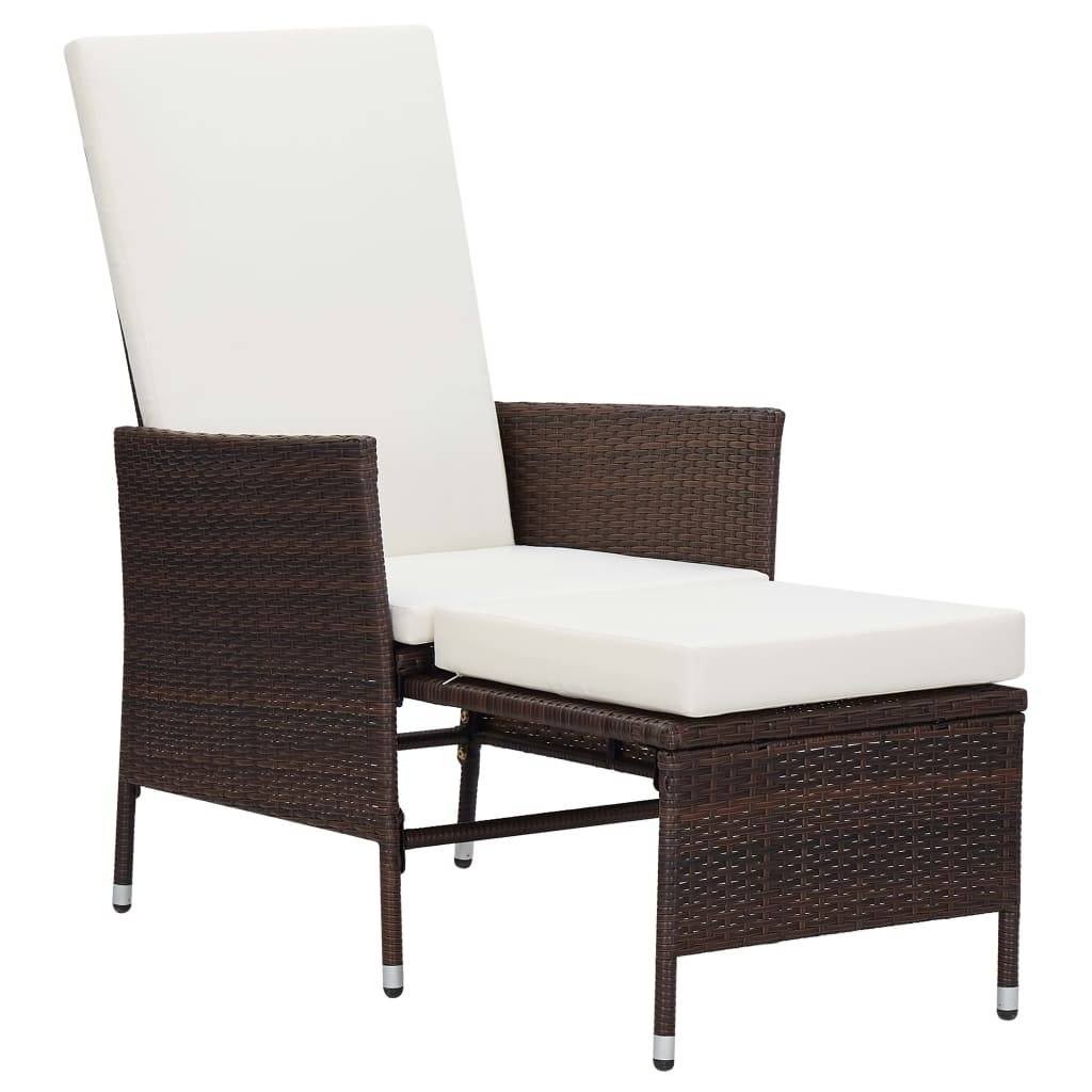 Vidaxl - Salon de jardin 2 pcs avec coussins Résine tressée Marron vidaXL 310232 - Image 9