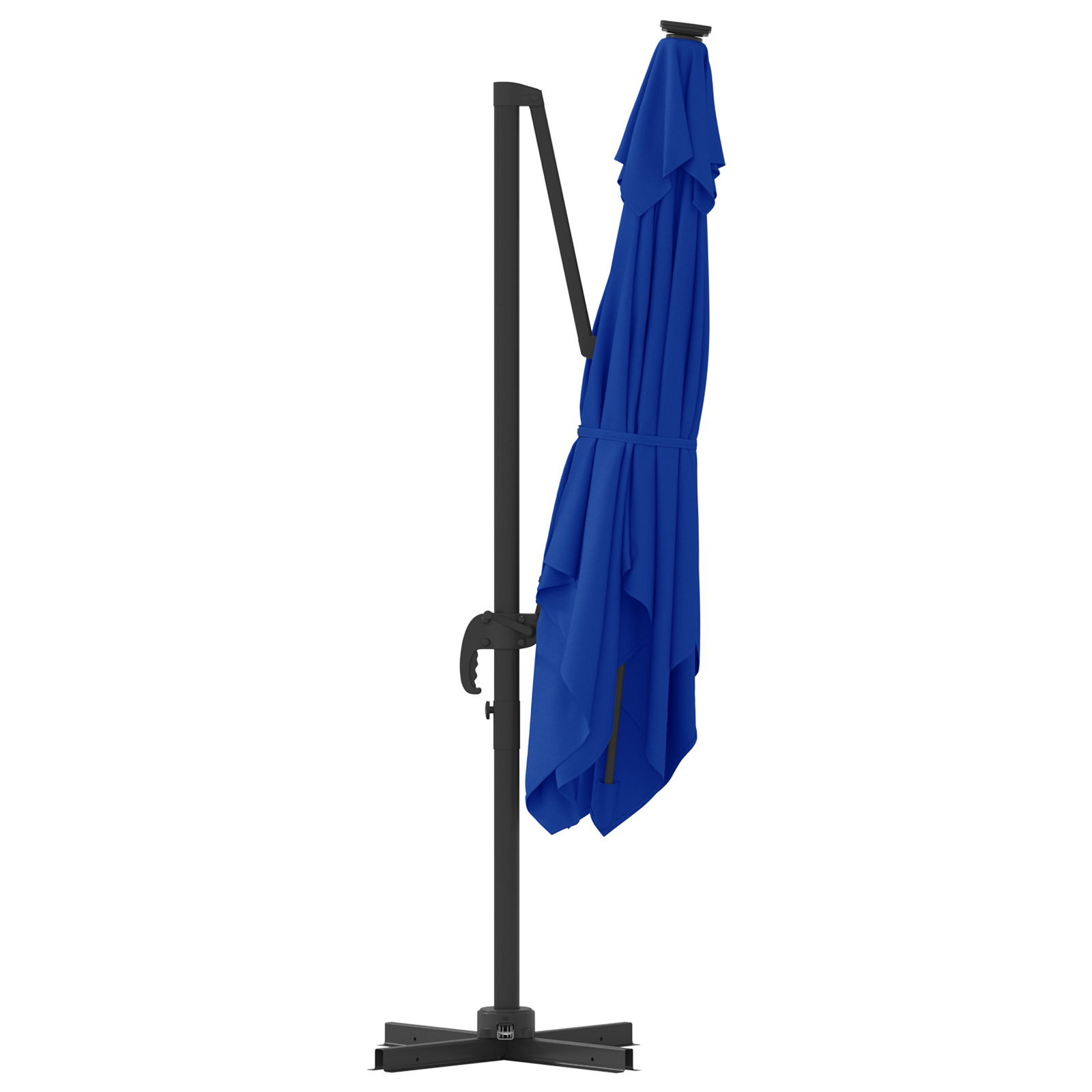Parasol de patio - Parasol d'extérieur Bleu azur Aluminium, Polyester 3m - Image 7