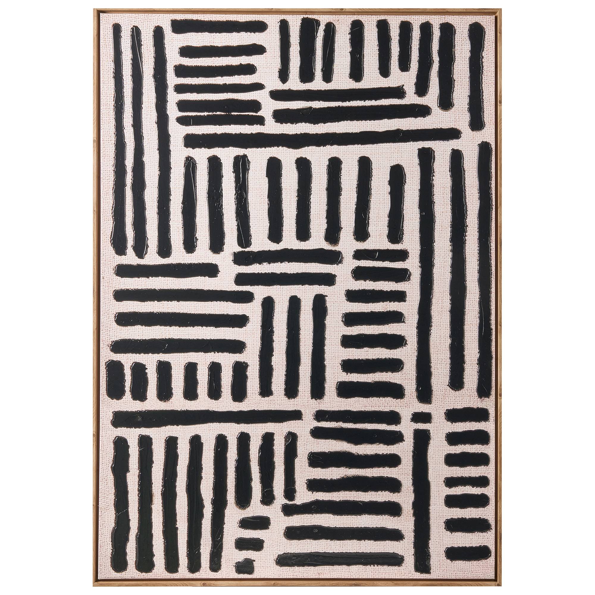 Beliani - Imprimé mural encadré Matière synthétique Noir NAVAN - 73x4x103- Beliani - Image 2