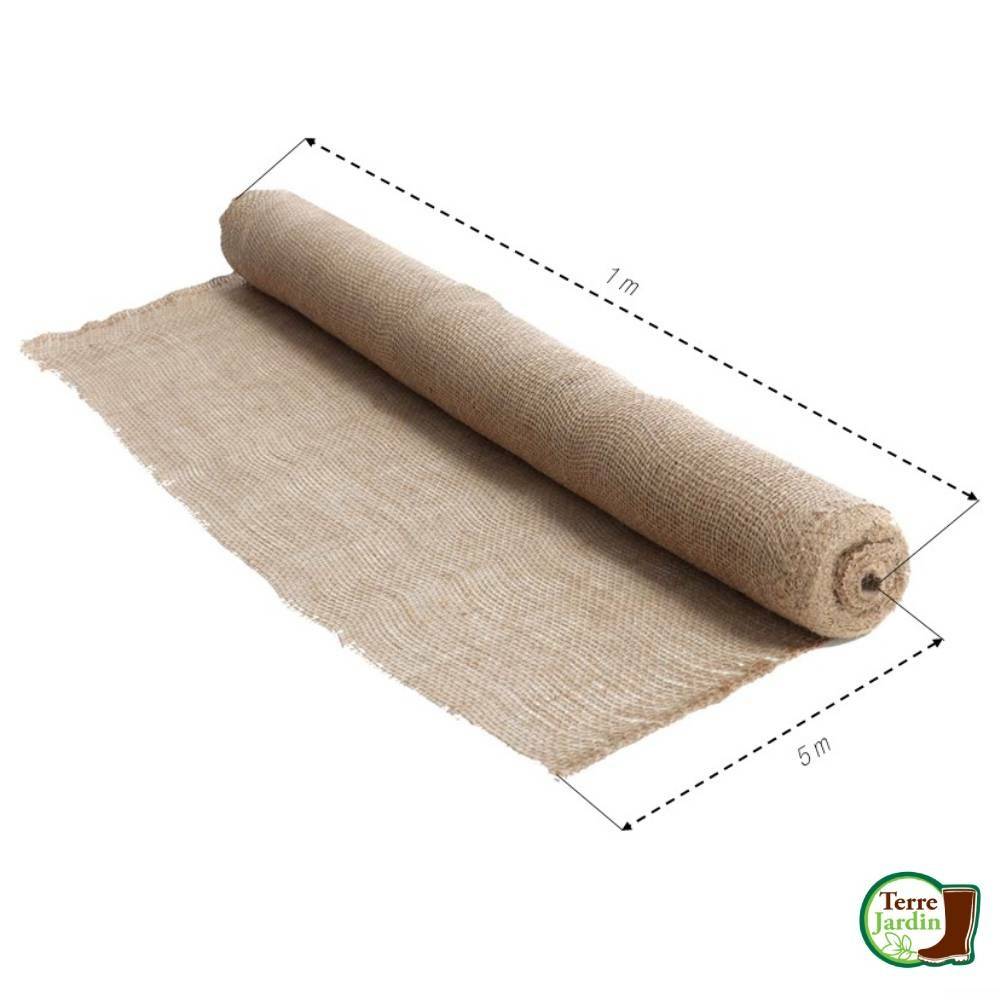 Toile de jute en rouleau 1 x 5 mètres - Image 3