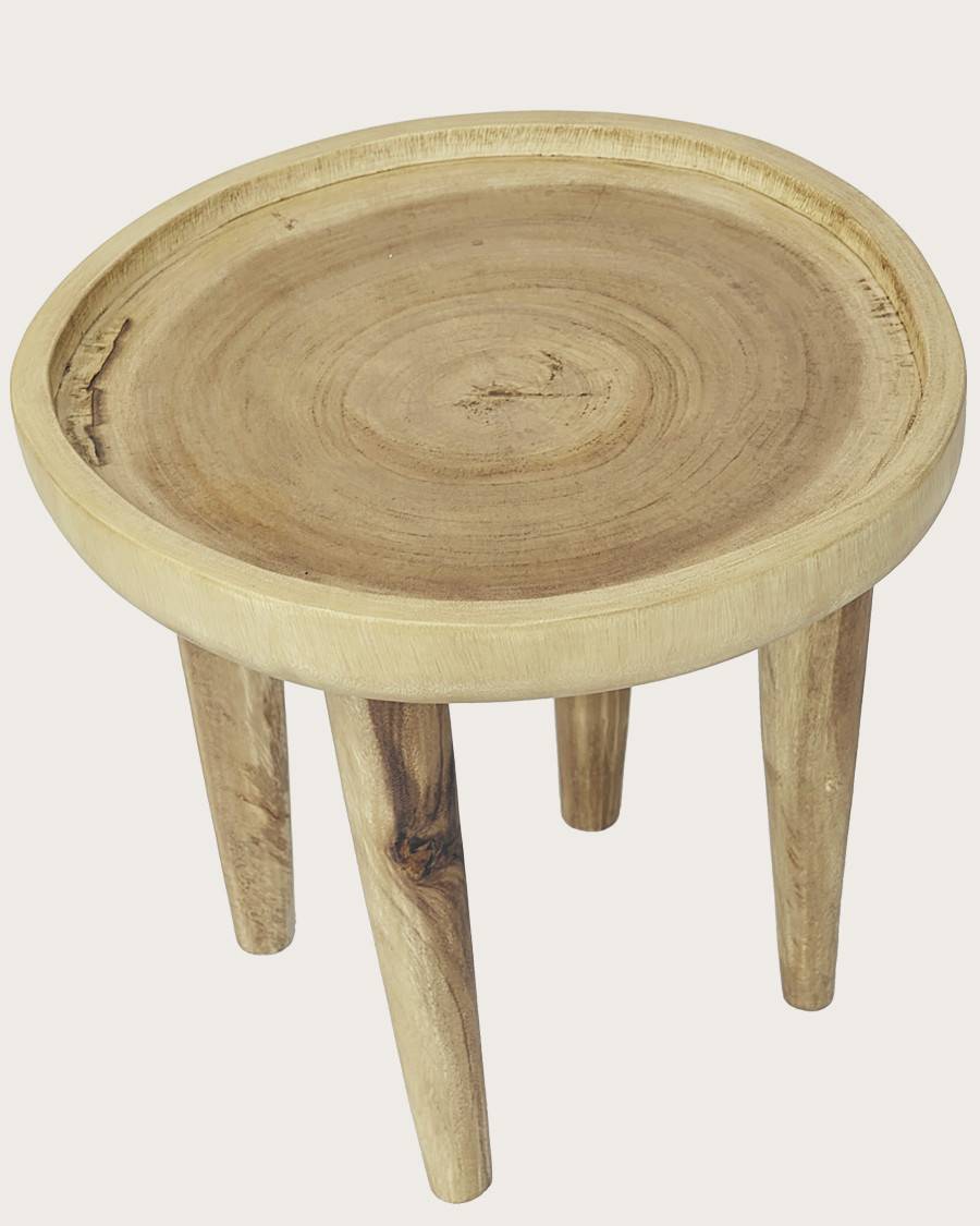 Léothéo - Lot de 2 tables basse en teck massif - UNIQKA - Image 7