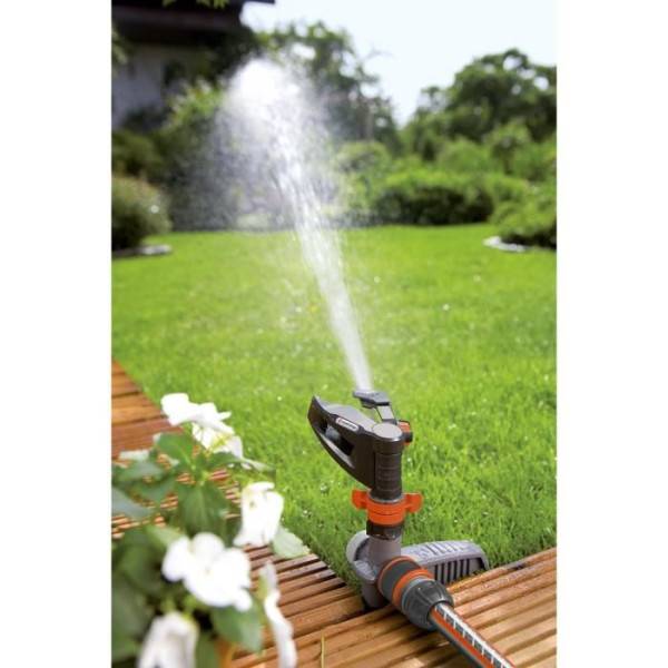 Arroseur GARDENA -canon sur pic Comfort – Portée réglable 12.5m max – Superficie max 490m² – Jardin XL – Garantie 5 an - Image 4