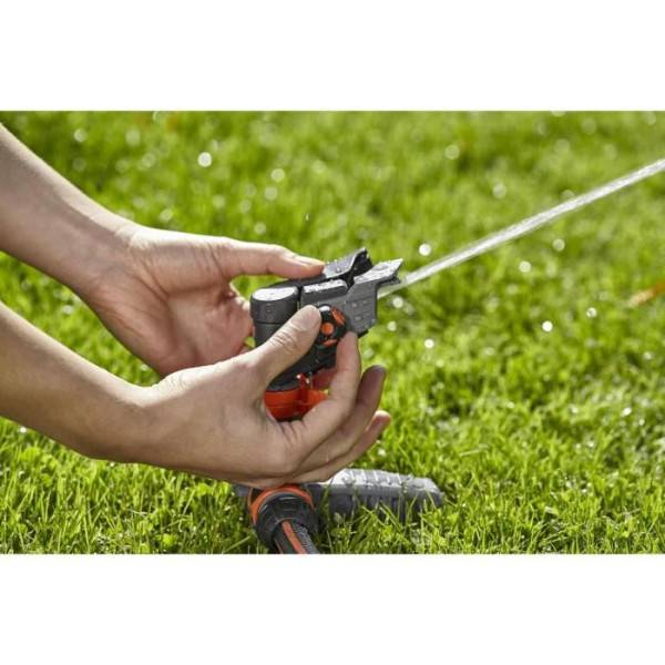 Arroseur GARDENA -canon sur pic Comfort – Portée réglable 12.5m max – Superficie max 490m² – Jardin XL – Garantie 5 an - Image 2