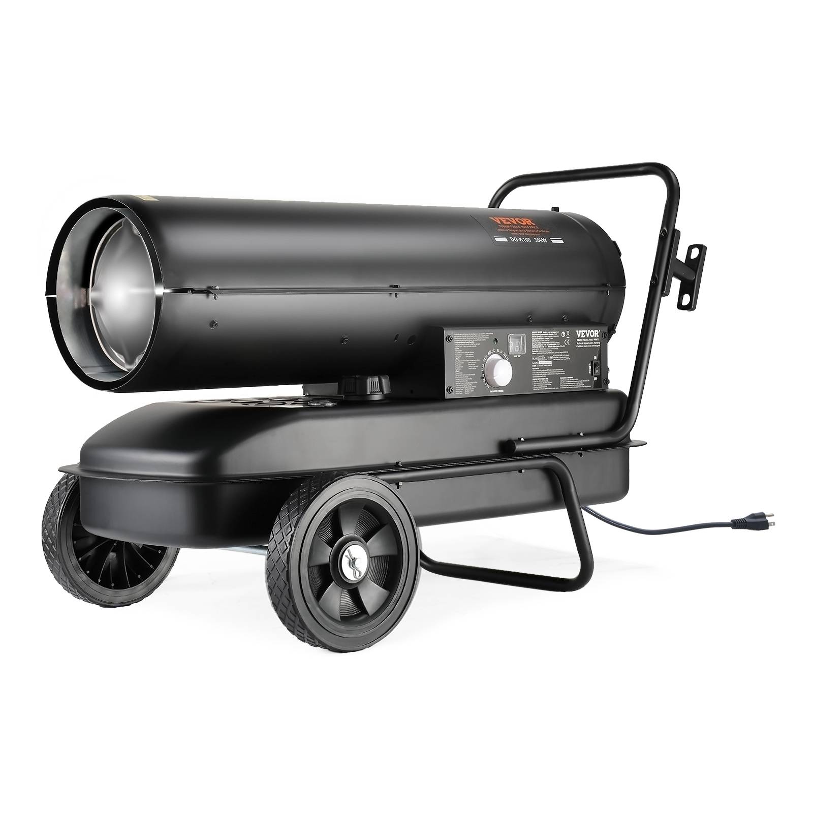 Vevor - VEVOR Chauffage air pulse kérosène diesel, 100000 BTU, 38 L, noir.