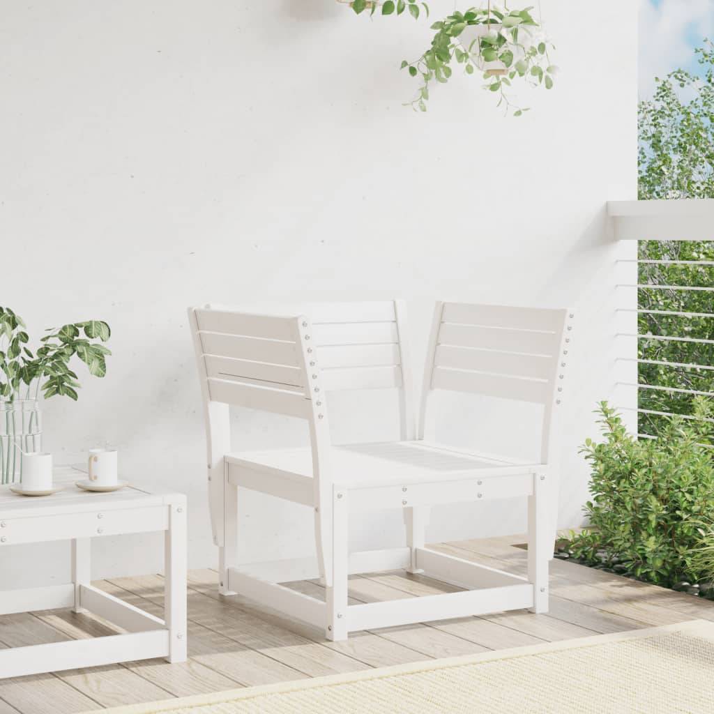 Vidaxl - Chaise de jardin blanc bois massif de pin vidaXL 844675 - Image 4